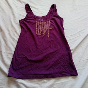 Old Navy purple tank top size small
